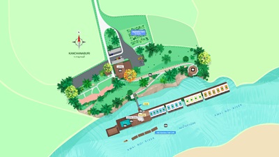 layout-โก๋ เมืองกาญจน์ พาราไดซ์ วิว รีสอร์ท